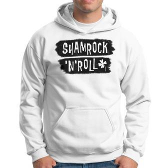 Shamrock’N’Roll Distressed St Patrick’S Day Quote Hoodie - Monsterry AU