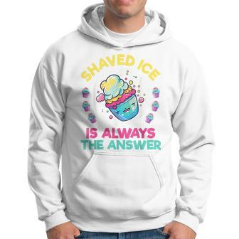 Shaved Ice T Hawaiian Shave Ice Cream Snow Cone Hoodie - Monsterry