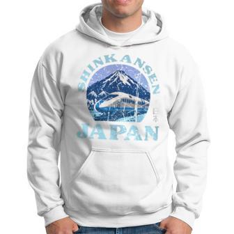 Shinkansen Japanese Bullet Train Japan Mt Fuji Kanji Hoodie - Monsterry CA