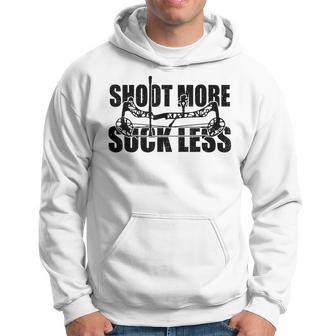 Shoot More Suck Less Hunting Lovers Hunter Dad Husband Hoodie - Seseable
