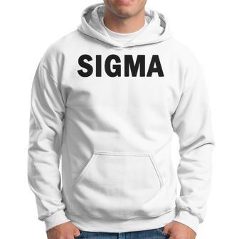 Sigma Male Simple Minimal Loner Lone Wolf Alpha Introvert Hoodie - Thegiftio UK
