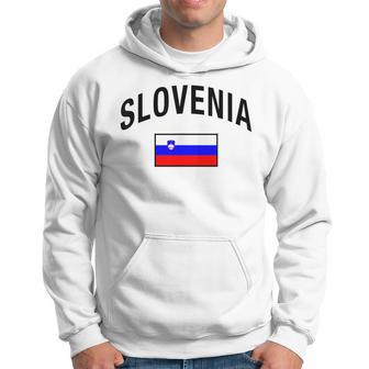 Slovenia Flag Slovenia Proud Slovenia Gray Hoodie - Seseable