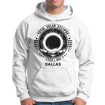 Solar Eclipse Dallas 2024 United States Hoodie - Monsterry CA