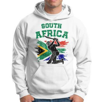 South African Cricket 2024 South African Flag Cricket Fans Hoodie - Seseable