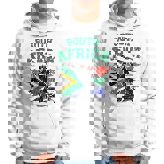 South African Cricket 2024 South African Flag Cricket Fans Hoodie - Seseable