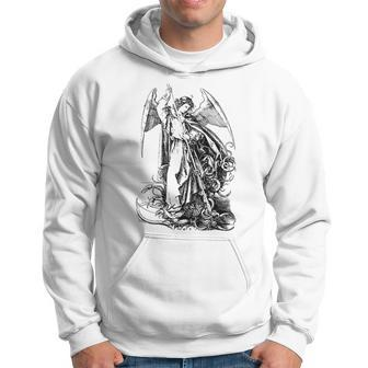 St Michael The Archangel Angel Catholic Hoodie - Monsterry UK