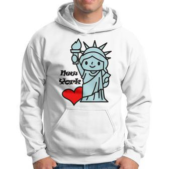 Statue Of Liberty I Love New York Hoodie - Monsterry