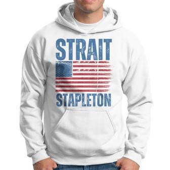 Strait Stapleton American Flag Patriotic Usa Concert Hoodie | Mazezy AU