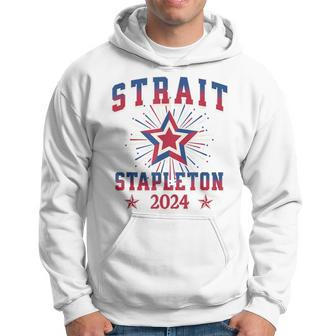 Strait Stapleton Patriotic Stars Usa America Concert Hoodie - Monsterry UK