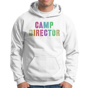 Summer Camp Director Family Campground Leader Sign Autograph Hoodie - Monsterry DE
