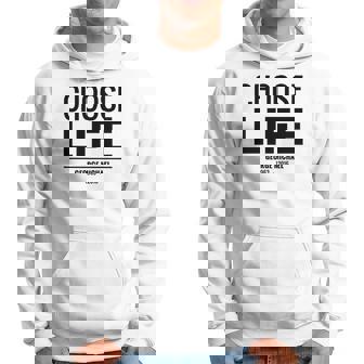 Sweat à capuche Choose Life Design Inspirant et Positif pour Motivation - Cadeauxyz