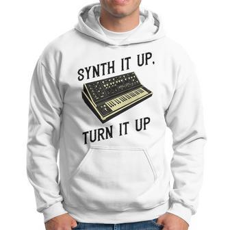 Synth It Up Analog Modular Synthesizer Keyboard Synthesizer Hoodie - Thegiftio UK