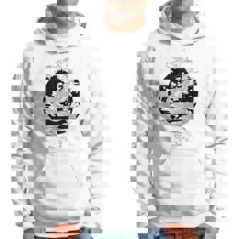 Tattoo Dragon Japanese Back Graphic Fire Dragon Hoodie - Thegiftio UK