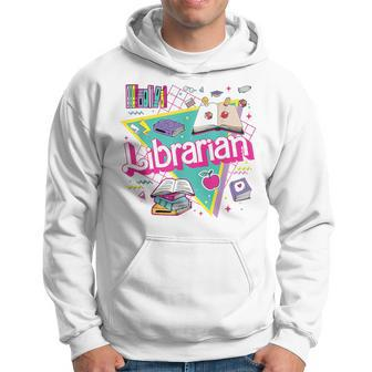 Teacher Librarian 90S Bookish Pink Doll Reading Books Outfit Hoodie - Seseable