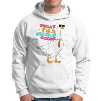 Today I'm A Serious Goose Silly Goose Cute Hoodie | Mazezy DE
