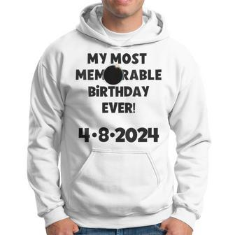 Total Solar Eclipse 2024 Birthday Apparel For Celebration Hoodie - Seseable