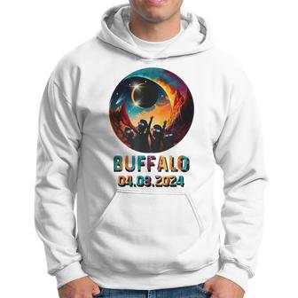 Total Solar Eclipse 2024 Totality Buffalo Hoodie - Monsterry DE