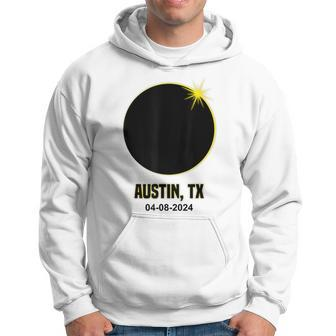Total Solar Eclipse Austin 2024 Texas Austin Eclipse Hoodie - Seseable
