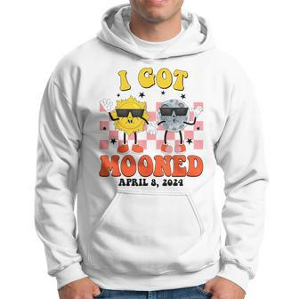 Total Solar Eclipse I Got Mooned April 8 2024 Sun And Moon Hoodie - Monsterry