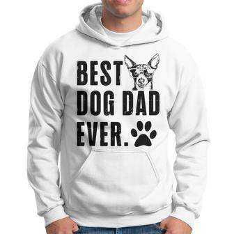 Toy Fox Terrier Daddy Dad Best Dog Dad Ever Men Hoodie - Monsterry CA