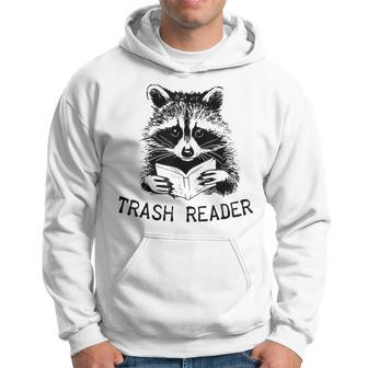 Trash Reader Bookish Raccoon Book Lover Opossum Meme Hoodie - Monsterry AU