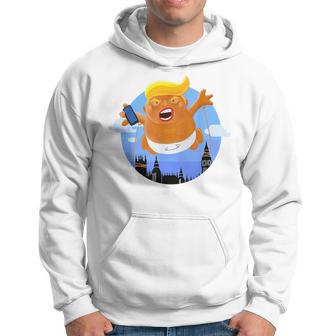 Trump Big Graphic Inflatable Baby Blimp Balloon Hoodie - Monsterry UK