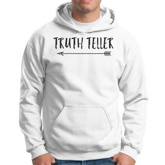 Truth Teller Distressed Arrow Trending Hoodie - Monsterry