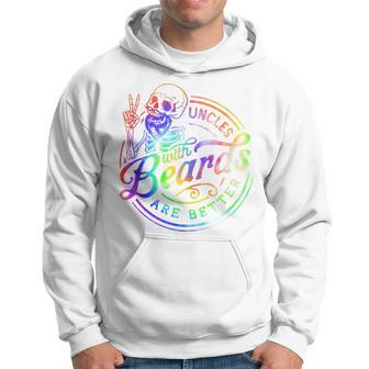 Uncles With Beards Are Better Uncle Fathers Day Hoodie - Thegiftio UK