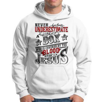 Never Underestimate Box Family Name Hoodie - Seseable