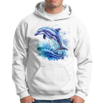 Underwater World With Dolphin Kapuzenpullover - Geschenkecke