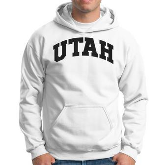 Utah College University Text Style Hoodie - Monsterry AU