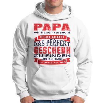 Vater Tochter Sohnatertagatertagsgeschenk Für Papa Kapuzenpullover - Geschenkecke