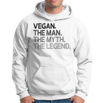 Vegan The Man Myth Legend Hoodie - Thegiftio UK