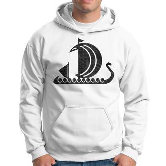 Viking Warrior Sailing Ship Scandinavian Greyjoy Hoodie - Monsterry DE