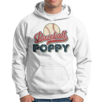 Vintage Baseball Poppy Retro Baseball Pride Hoodie - Monsterry CA