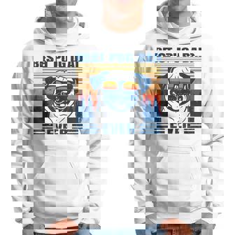 Vintage Best Pug Dad Ever Carlin Papa Cadeau De Noël Drôle Sweat à capuche - Cadeauxyz