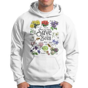 Vintage Botanical Save The Bees Hoodie - Monsterry UK