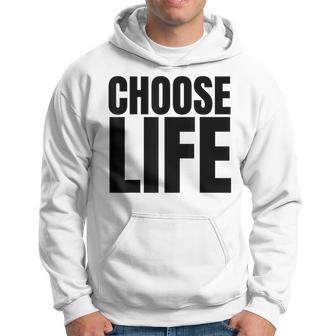 Vintage Choose Life 80S Self Awareness Best Habits Hoodie - Thegiftio UK