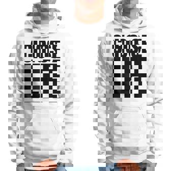 Vintage Choose Life Les Meilleures Habitudes De Conscience De Soi Des Années 80 Sweat à capuche - Cadeauxyz