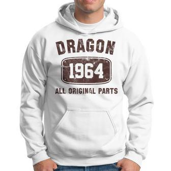 Vintage Dragon Born In 1964 Chinese Year Of The Dragon Bday Hoodie - Monsterry AU