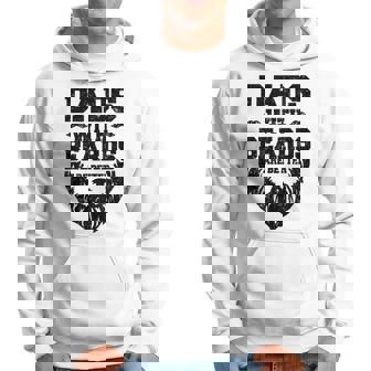 Vintage Father's Day Joke Dads With Beards Are Better Hoodie - Thegiftio