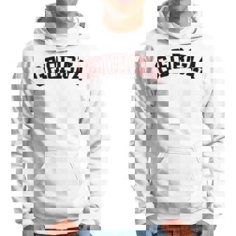 Vintage Georgia Ga Varsity Style Sports Hoodie | Mazezy
