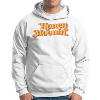 Vintage Honey Moonin Beach Retro 70'S Cute Honeymoon Hoodie - Thegiftio UK