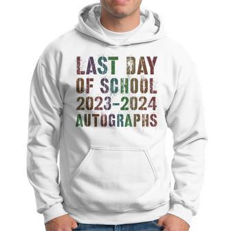 Vintage Last Day Of School 2024 Autographs Signature Sign My Hoodie - Monsterry UK