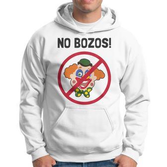 Vintage No Bozos 1983 Clowns Retro Hoodie - Monsterry CA