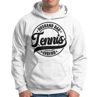 Vintage Retro Husband Dad Tennis Legend Father's Day Hoodie - Seseable