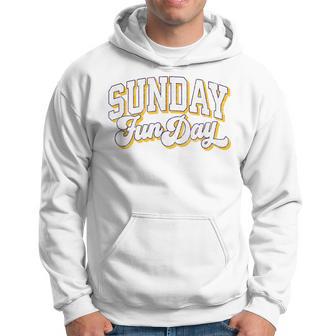 Vintage Sunday Funday Minnesota Football Retro Fun Day Hoodie - Monsterry