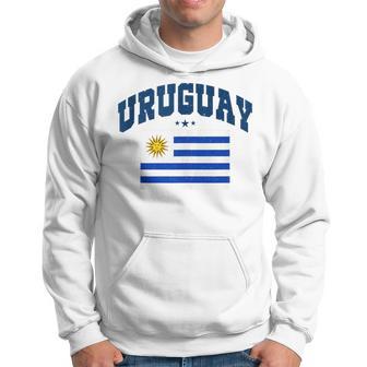 Vintage Uruguay Patriotic Throwback Athletic Hoodie - Thegiftio UK
