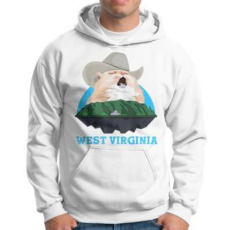 West Virginia Cowboy Cat Singing Meme Meowdy Hoodie - Monsterry CA