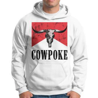 Western Cowpoke I'm Just A Cowpoke In The Big Rodeo Retro Hoodie - Thegiftio UK